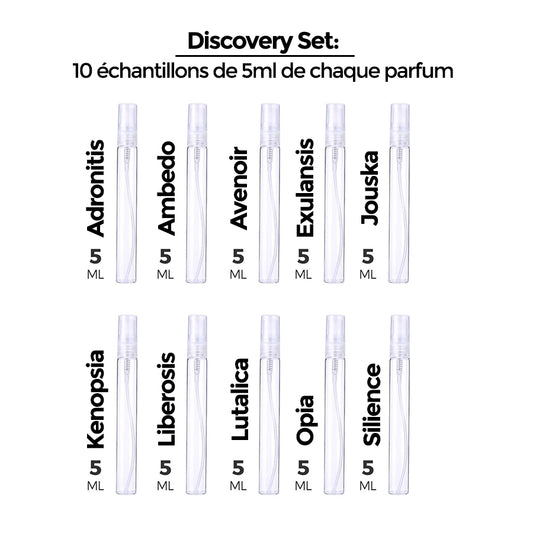Discovery Set (10 échantillons de 5 ml) : Collection "Unnamed Emotions"